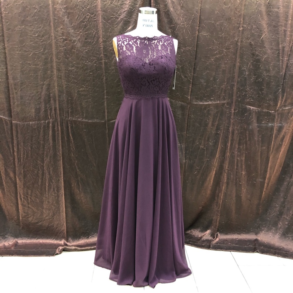 Christina Wu- Purple Lace Gown